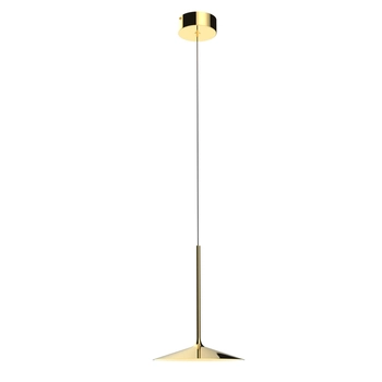 Stożkowa lampa wisząca Hana metalowa nad stół LED 6W złota