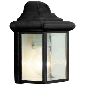 Ścienna lampa Nissie 91018A06 Brilliant metalowa szklana czarny